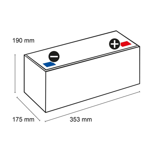 Batteria per barca varta agm 12v