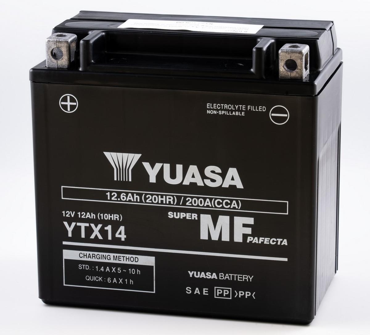 Batteria yuasa  moto ytx14